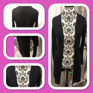 New Arrival “Splash”?Chic Black Women's Cardigan small